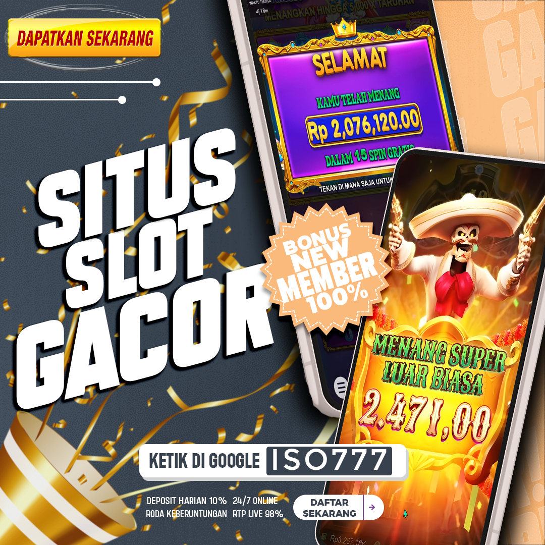 ISO777 Link Slot Resmi Dan Terpercaya Bonus Absensi Harian